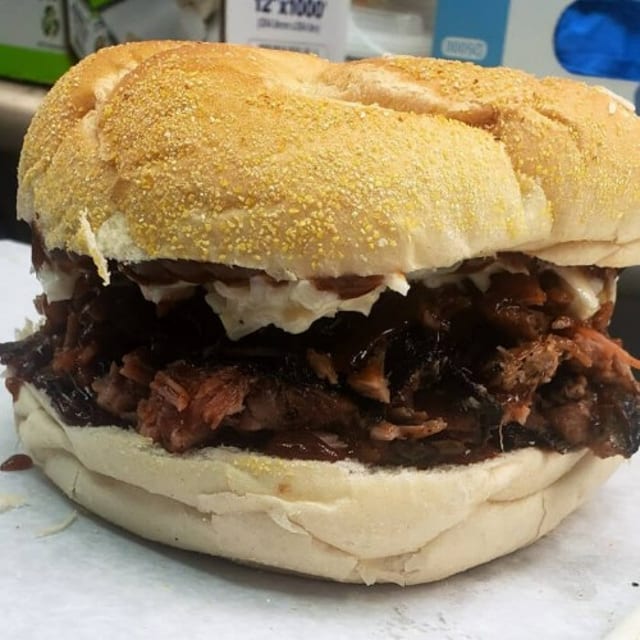 Chopped BBQ Sandwich.